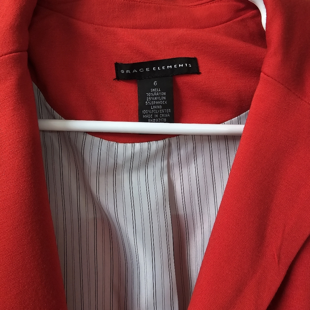 Grace Elements Blazer Size 6 - image 3